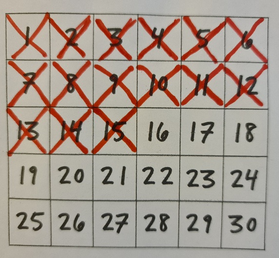 15 days down, 15 to go