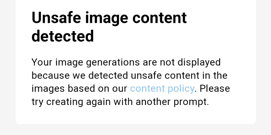 Bing Image Creator error