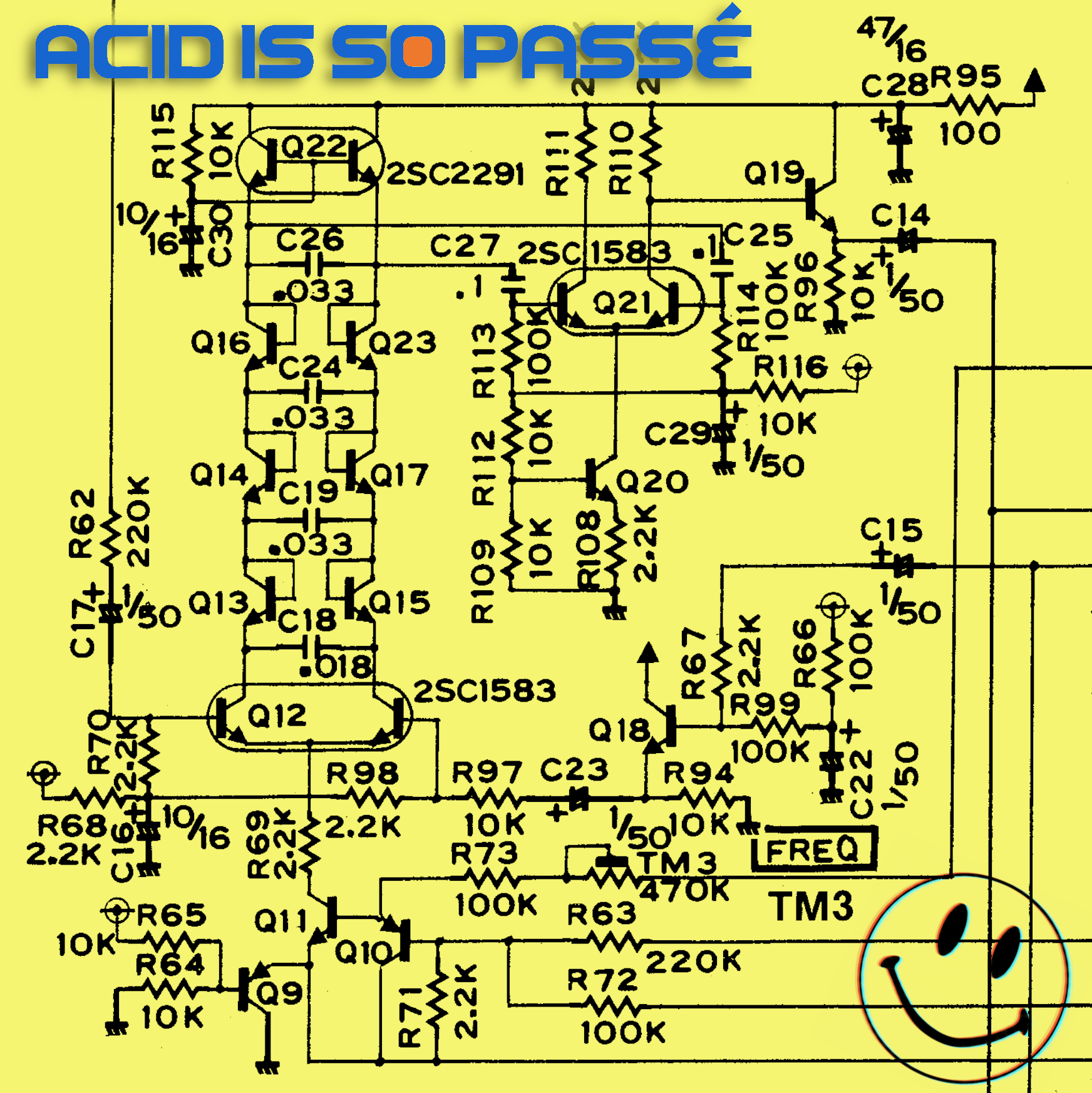 cover image for acid is so passé cover image for acid is so passé