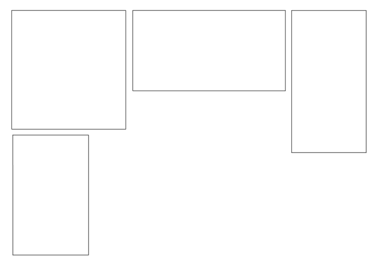 Possible layout of the studio