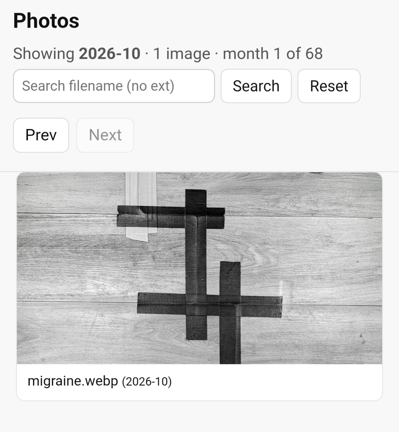  photos page on the site