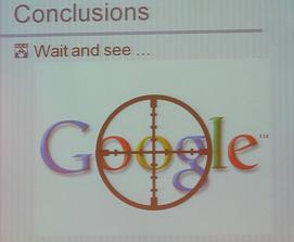 Google crosshairs
