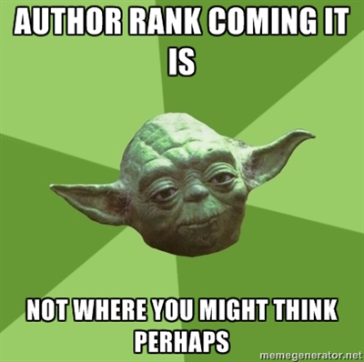 Author Rank coming, Yoda
